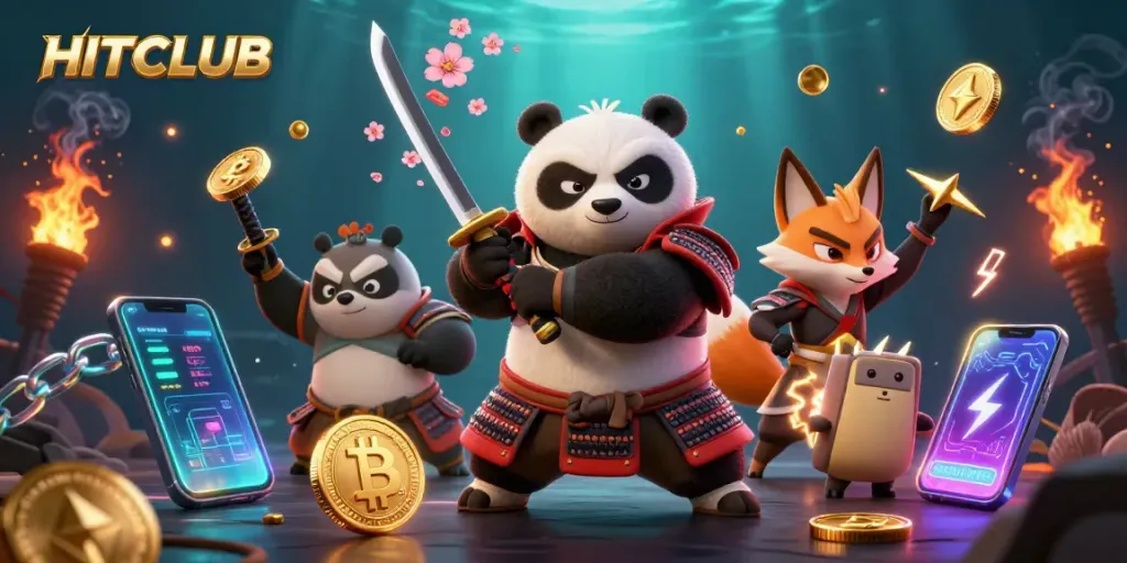 Join the HITCLUB adventure while spinning slots with samurai, ninja, and magical spirit companions!