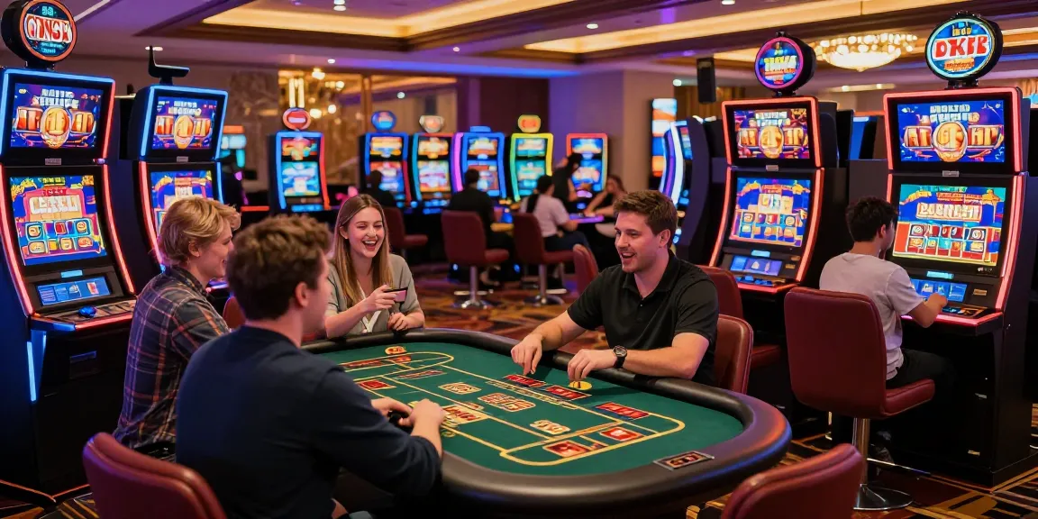 Players enjoying interactive games at KK55 online casino with vibrant visuals and dynamic atmosphere.