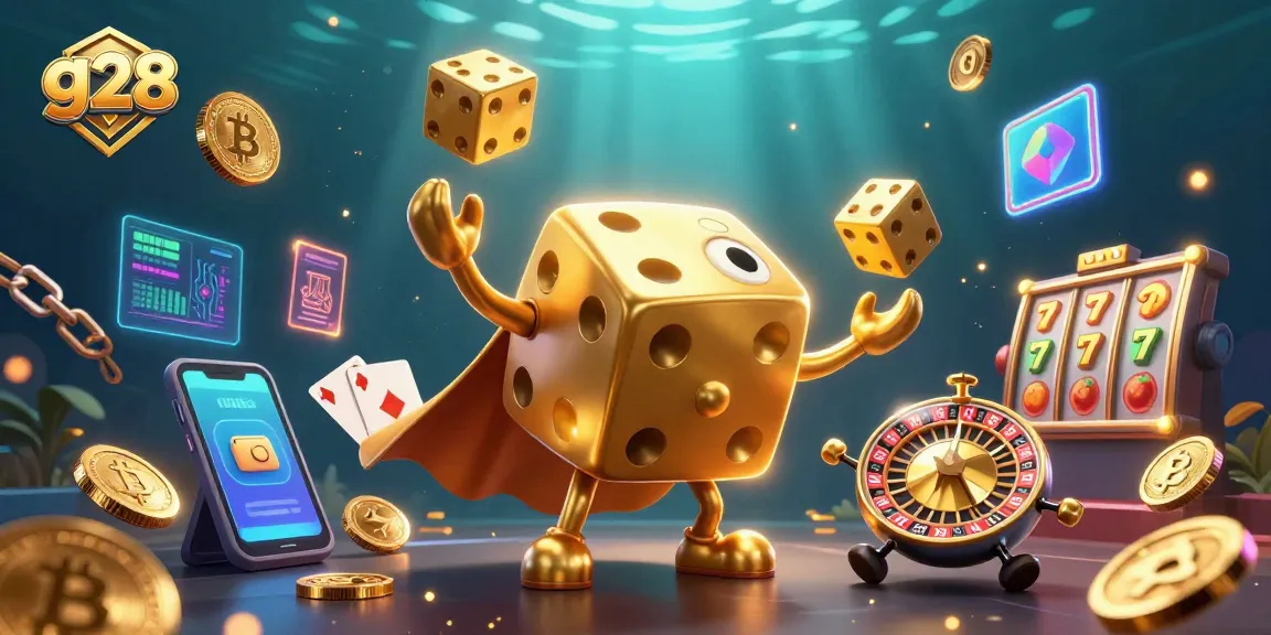 Spin the golden dice and uncover thrilling g28 gaming adventures with vibrant neon coins and jackpot symbols.