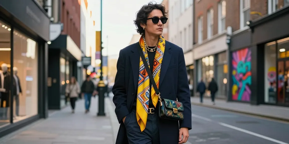Fashion blog featuring a stylish individual in urban streetwear, showcasing contemporary trends and self-expression.