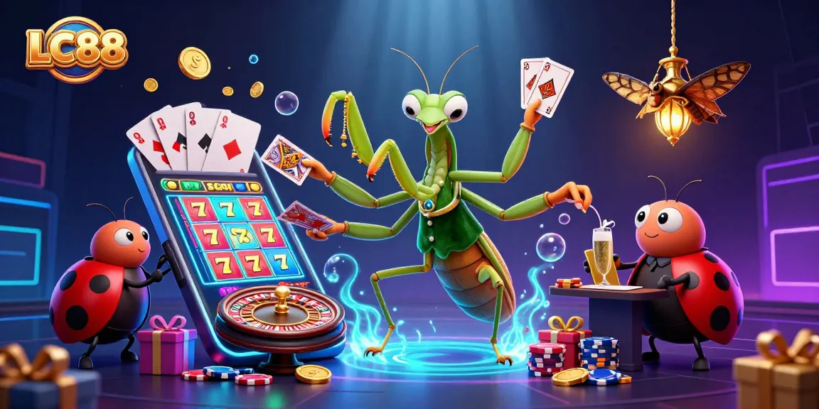 Experience thrilling gameplay at LC88 while engaging with vibrant slot machines and exciting characters.