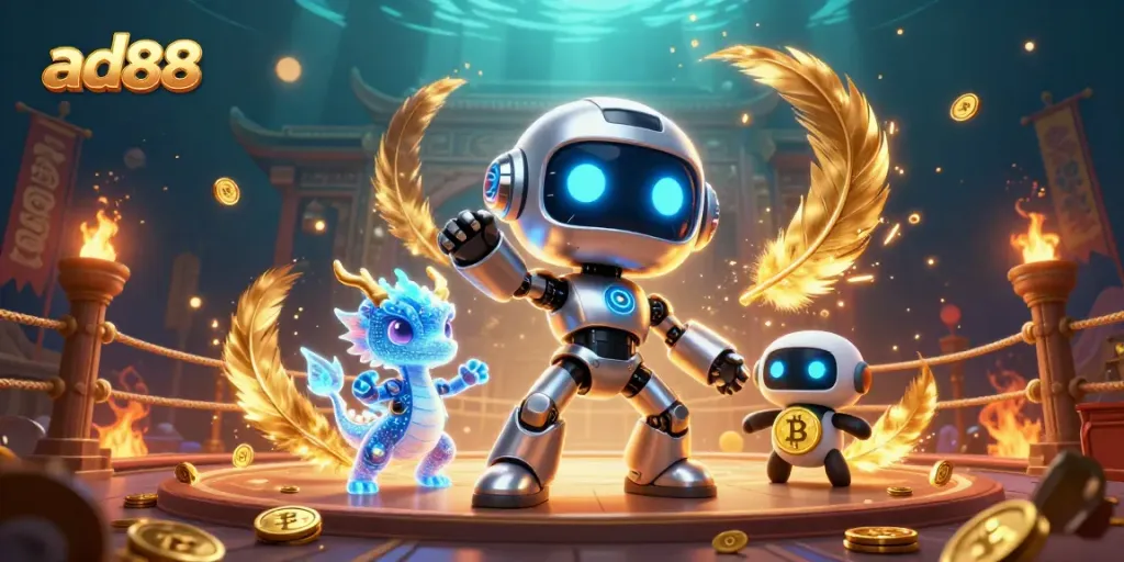 Engage in exciting games at ad88 while exploring a vibrant, dynamic casino environment.