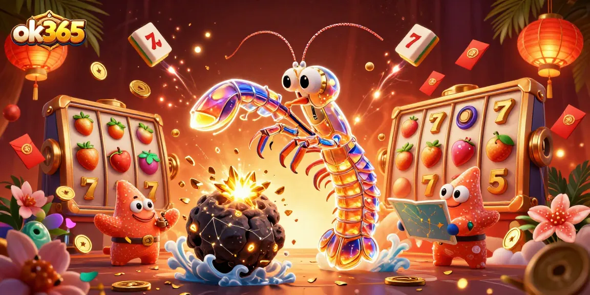 Engage in winning strategies at ok365 with colorful slot reels and dynamic gaming elements.