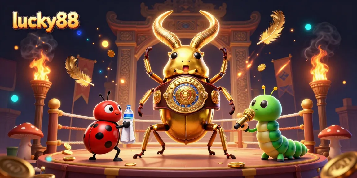 Experience lucky88's thrilling atmosphere with animated characters in an exciting casino scene.